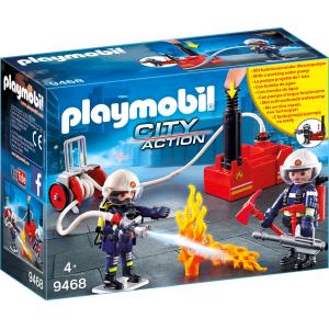 PLAYMOBIL CITY ACTION SQUADRA DEI VIGILI DEL FUOCO CON POMPA D'ACQUA