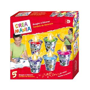 CREA MANIA CANDELE DA DECORARE VASO METALLO