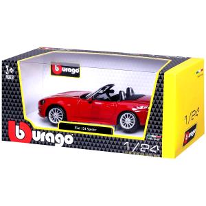 AUTO FIAT 124 SPIDER IN SCALA 1:24 ROSSO E GRIGIO 01270
