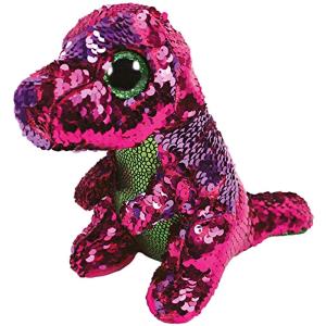 PELUCHE FLIPPABLES 23 CM DINOSAURO STOMPY PAILLETTES