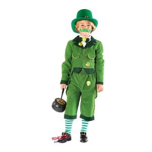 COSTUME FOLLETTO IRLANDESE BABY MIS. 5 ANNI