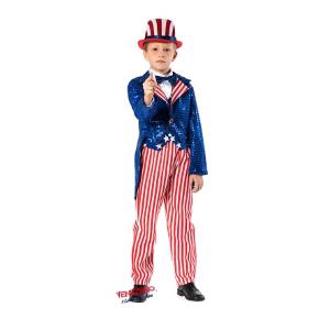 COSTUME ZIO SAM MIS. 6 ANNI MISTER AMERICA
