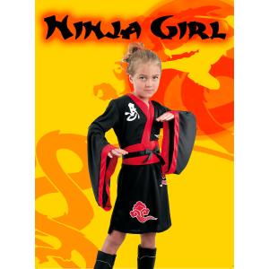 COSTUME NINJA GIRL MIS. M 5-7 ANNI