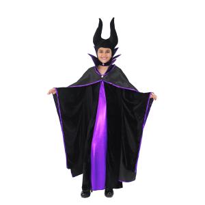 COSTUME STREGA DELLE FIABE MIS. XL 10-11 ANNI MALEFICA