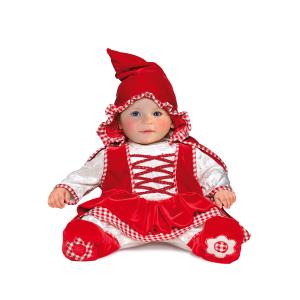 COSTUME CAPPUCCETTO ROSSO SUPERBABY TAGLIA 6/9 MESI