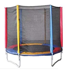 TAPPETO ELASTICO TRAMPOLINO CON RETE D. 183 182 x 182 x 185 CM KING