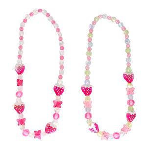 GIOIELLI: COLLANA CON PERLINE E FRAGOLINE