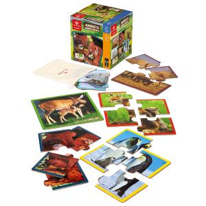 BABY QUADROTTO MAMMA E CUCCIOL O  ANIMAL PLANET PUZZLE