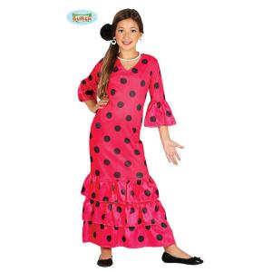 COSTUME FLAMENCO BAMBINA MIS. 7-9 ANNI