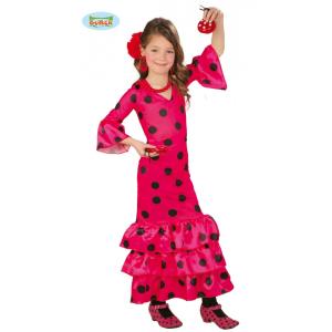 COSTUME FLAMENCO SPAGNOLA MIS. 5-6 ANNI