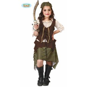 COSTUME BUCANIERA BAMBINA MIS. 5-6 ANNI PIRATA