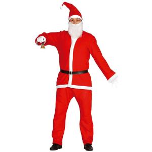COSTUME DI BABBO NATALE ADULTO TAGLIA 52-54 L MISURA UNICA