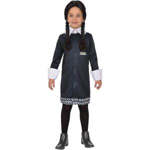 COSTUME MERCOLEDI' ADDAMS FAMILY TAGLIA 5-7 ANNI