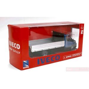 CAMION IVECO DAILY 1:36 - CAMION DUMP BLU CON CASSONE
