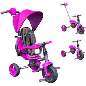 STROLLY - TRICICLO EVOLUTIF COMPACT - ROSA RICHIUDIBILE