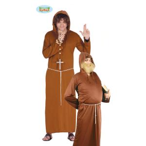COSTUME FRATE MONACO EREMITA ADULTO TAGLIA L 52-54