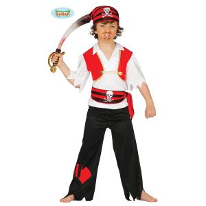 COSTUME PIRATA BAMBINO TAGLIA 5-6 ANNI