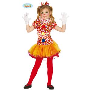 COSTUME CLOWN BAMBINA TAGLIA 3-4 ANNI