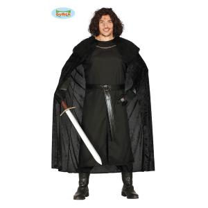COSTUME GUARDIA MEDIEVALE ADULTO TAGLIA L 52-54 JON SNOW TRONO SPADE