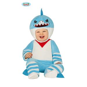 COSTUME PICCOLO SQUALO TAGLIA 12-18 MESI BABY SHARK