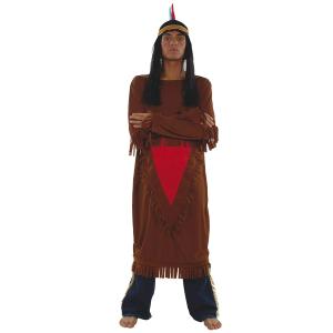 COSTUME INDIANO PELLEROSSA MIS. UNICA