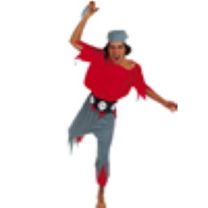 COSTUME PIRATA CORSARO BUCANIERE MIS UNICA