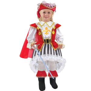 COSTUME MOSCHETTIERA BABY MIS. 4-5 ANNI
