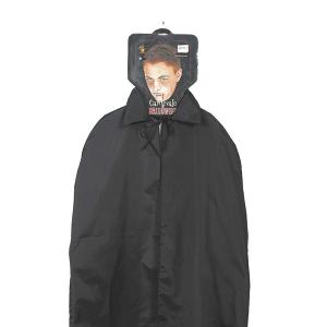 MANTELLO NERO ADULTO C/TESTINA DOMINO 