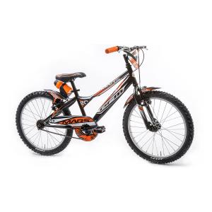 BICICLETTA 20 MTB  1 VELOCITÀ MARS - NERO/ARANCIONE