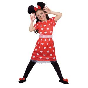 COSTUME PRETTY MOUSE TOPOLINA MIS. M MINNIE 5 7 ANNI