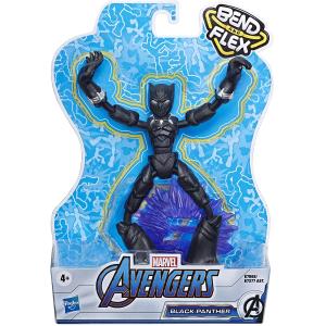 AVENGERS BEND AND FLEX FIGURE - BLACK PANTHER