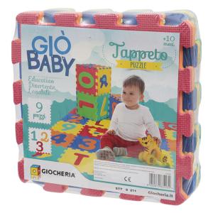 GIO' BABY - TAPPETO EVA NUMERI 9 PEZZI PUZZLE