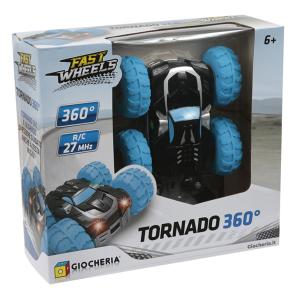 FAST WHEELS - AUTO TORNADO 360° 2 COLORI BLU E ROSSO