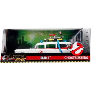 JADA GHOSTBUSTER ECTO-1, IN SCALA 1:24 DIE-CAST, FUNZIONAMENTO A RUOTA LIBERA, PARTI APRIBILI
