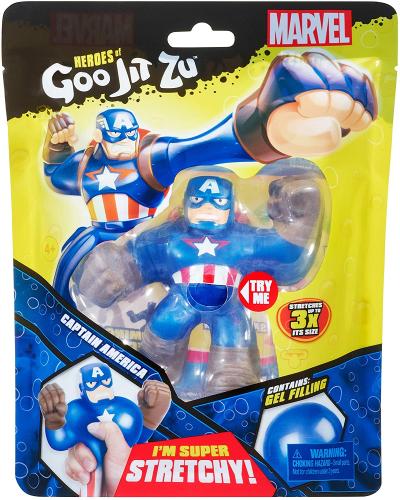 GOO JIT ZU EROI MARVEL 13 CM - CAPTAIN AMERICA ALLUNGABILI
