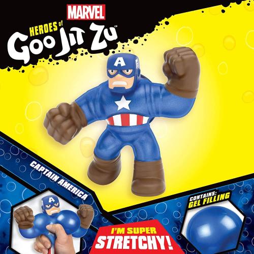 GOO JIT ZU EROI MARVEL 13 CM - CAPTAIN AMERICA ALLUNGABILI
