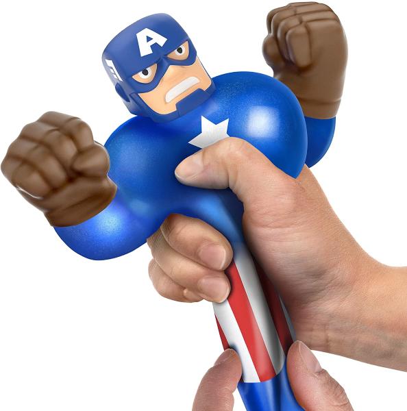 GOO JIT ZU EROI MARVEL 13 CM - CAPTAIN AMERICA ALLUNGABILI