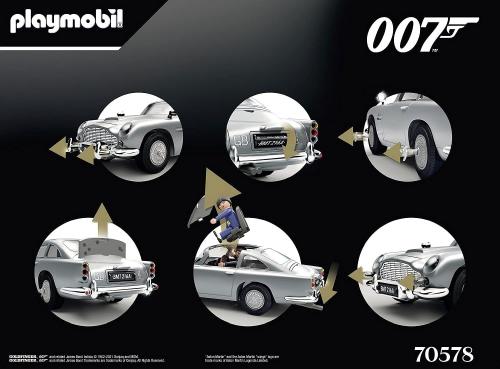 PLAYMOBIL MOVIE CARS - JAMES BOND 007 ASTON MARTIN DB5 GOLDFINGER EDITION