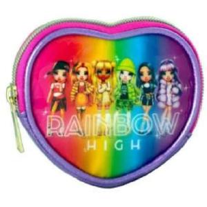 PORTAMONETE CUORE RAINBOW HIGH