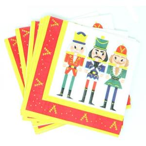 TOVAGLIOLI DECORAZIONE NATALE 20 PZ 33X33 CM