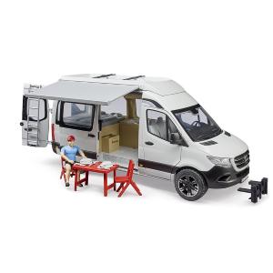 BRUDER MB SPINTER CAMPER CON GUIDATORE 