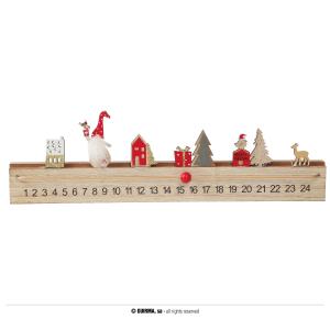 CALENDARIO IN LEGNO NATALE