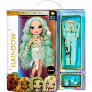 RAINBOW HIGH CORE FASHION DOLL 28 CM DAPHNE MINTO MIX E MATCH CON 2 VESTITI