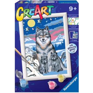 CREART SERIE E CLASSIC - LUPI AL CHIARO DI LUNA