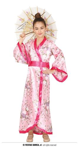 COSTUME KIMONO GIAPPONESE BAMBINA TAGLIA 5-6 ANNI