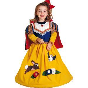 COSTUME BIANCANEVE BABY PRINCIPESSA DELLA FORESTA TAGLIA 1/2 ANNI