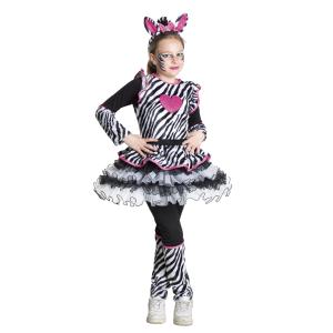 COSTUME MISS ZEBRA BAMBINA - 7/8 ANNI