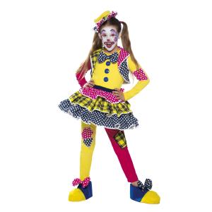 COSTUME MISS CLOWN PAGLIACCETTA - 5/6 ANNI