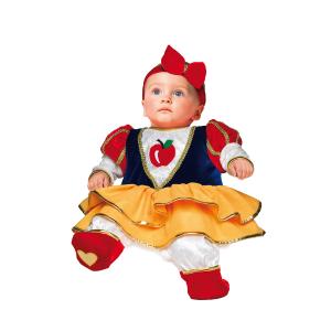 COSTUME BIANCANEVE PICCOLA PRINCIPESSA DEL BOSCO SUPERBABY TAGLIA 3/6 MESI