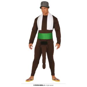 COSTUME MESSAGGIO NASCOSTO ADULTO TAGLIA L 52 54 NERO DI WATUP